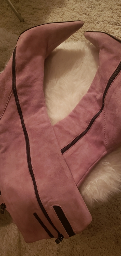 Donald j Pliner Pink Suede Boots
